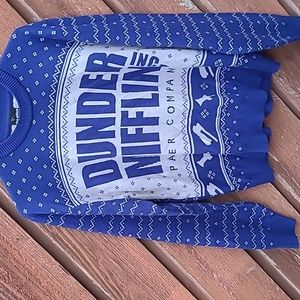 Like New Dunder Mifflin Men’s Ugly Christmas Sweater Ripple Junction